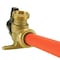Apollo 1/2 in. Brass Push-To-Connect x 3/4 in. Garden Hose Thread Quarter-Turn Garden Valve with Drop Ear FSBGV1234 - alternate 4